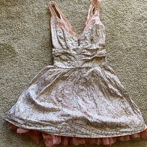 Free people pastel colored floral dress
